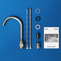 Смеситель для кухни Dorff Logic из нержавеющей стали D3000000