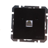 Компьютерная розетка Nilson Selene CAT 5 черный 23221044