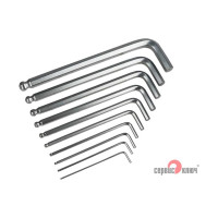 Набор шестигранников 10 предметов СЕРВИС КЛЮЧ PROFFI 76402