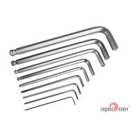 Набор шестигранников 9 предметов СЕРВИС КЛЮЧ PROFFI 76401