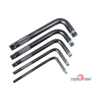 Набор Г-образных звездочек сплин 5 предметов СЕРВИС КЛЮЧ PROFFI 76433