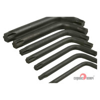 Набор Г-образных звездочек торкс 15 предметов СЕРВИС КЛЮЧ PROFFI 76440