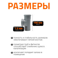 Ревизия Ostendorf 75 мм 113600