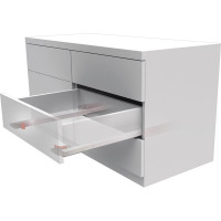 Направляющая полного выдвижения c доводчиком SAMET SMART SLIDE, Lock-Fix 500 мм СТ-00001282