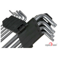 Набор Г-образных ключей torx Сервис Ключ 9 предметов 70675