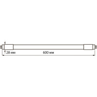 Светодиодная лампа Uniel LED-T8-9W/SPSB/G13/CL PLP30WH для растений UL-00006697