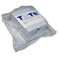 Настенная телефонная розетка TWT 1 порт RJ12, белая, винтовая, SS1-12-WH