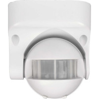 Датчик движения Jazzway PMS-IR 009 1200Вт 180 град. 12м WH белый IP44 5012912