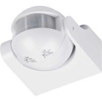 Датчик движения Jazzway PMS-IR 009 1200Вт 180 град. 12м WH белый IP44 5012912