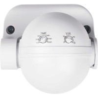 Датчик движения Jazzway PMS-IR 009 1200Вт 180 град. 12м WH белый IP44 5012912