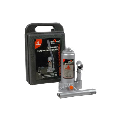 Гидравлический домкрат СЕРВИС КЛЮЧ 4 т, высота 180-350, кейс, 75044