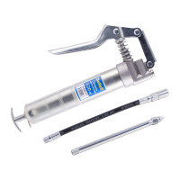 Пистолетный шприц для густой смазки плунжерный 120 мл для одной руки DolleX GG-121