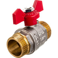 Шаровой кран Terma RED 3/4 н/н бабочка 26125