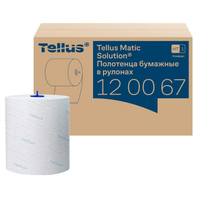 Двухслойные полотенца TORK Advanced в рулонах, белый, Н1 (6 рул. в уп.) 120067 21518