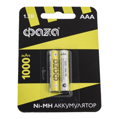 Аккумулятор ФАZА размера AAA/HR03 1.2В 1000мАч Ni-MH BL-2 5002913