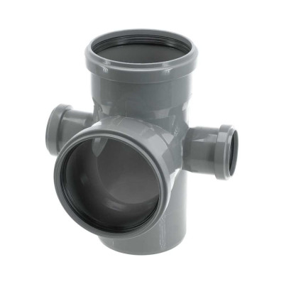 Канализационная крестовина Ostendorf пятерник 87 градусов, 110х50х50х110 мм 115970