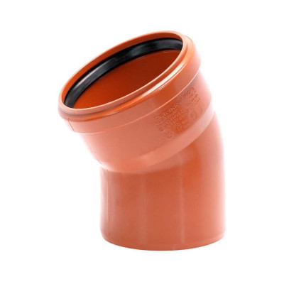 Отвод Ostendorf наружной канализации 110 мм, 30 градусов 220210