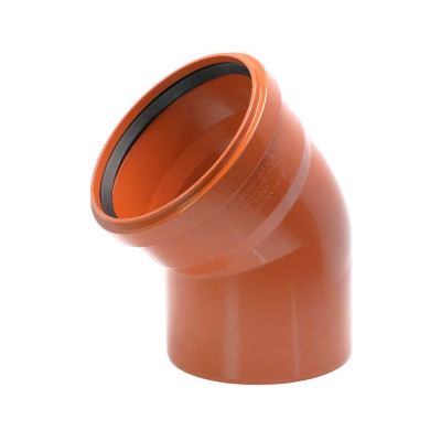 Отвод Ostendorf наружной канализации 160 мм, 45 градусов 222220