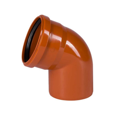 Отвод Ostendorf наружной канализации 110 мм, 67 градусов 220230