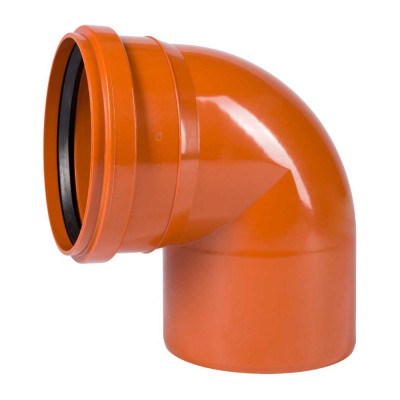 Отвод Ostendorf наружной канализации 250 мм, 87 градусов 224240