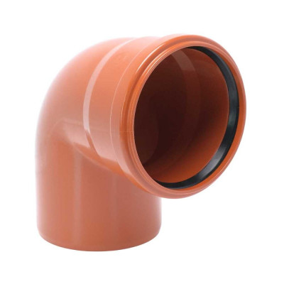 Отвод Ostendorf наружной канализации 110 мм, 87 градусов 220240