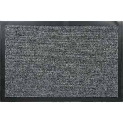 Влаговпитывающий коврик VORTEX ребристый TRIP 40х60 см, серый 24189