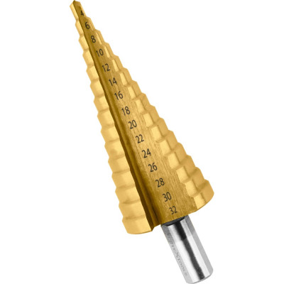 Сверло по металлу ступенчатое 4-32 мм vertextools 4-32