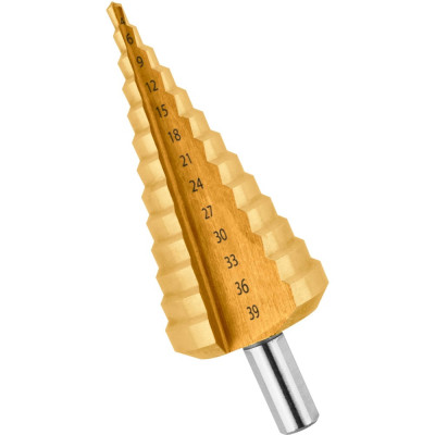 Сверло по металлу ступенчатое 4-39 мм vertextools 4-39