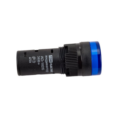 Лампа TDM ELECTRIC AD-16DS матрица, d16мм, синий, 36В, AC/DC SQ0702-0064