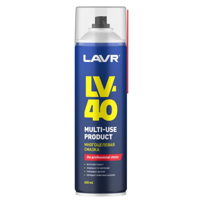 Многоцелевая смазка LAVR LV-40 650 мл Ln3504