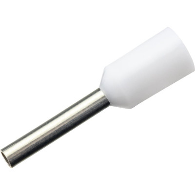 Наконечник-гильза Duwi Е7508, 0.75мм2, с изолированным фланцем, 25 шт./уп. 26684 6