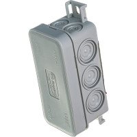 Распределительная коробка Экопласт JBL090 без сальников о/п 90х42х40, 10 выходов IP55 44055