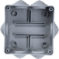 Распределительная коробка Экопласт JBS100 о/п 100х100х55, 6 выходов, IP55 44007-1