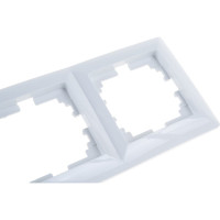 Рамка Intro 450401 на 4 поста, СУ, Solo, белый Б0043424