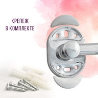 Настенный кронштейн Solinne 4 крючка, 16214, хром 2536.306