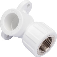 Угольник с внутренней резьбой Политэк с креплением ПП 20х1/2 9400082012