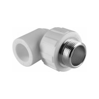 Угольник с наружной резьбой Политэк ПП 20x3/4 9410002034