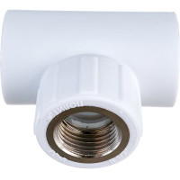 Тройник с внутренней резьбой Политэк ПП 25х1/2 9500002512