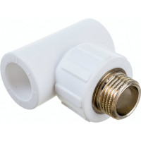 Тройник с наружной резьбой Политэк ПП 20x1/2 9510002012