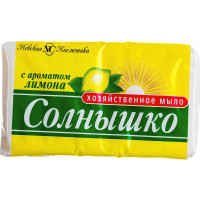 Хозяйственное мыло СОЛНЫШКО с ароматом лимона 11141 603485