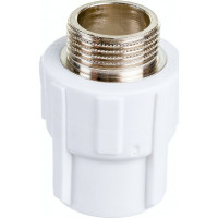 Комбинированная муфта Политэк наруж. резьба ПП 25х3/4 9000002534