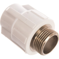 Комбинированная муфта Политэк наружная резьба ПП 20х3/4 9000002034