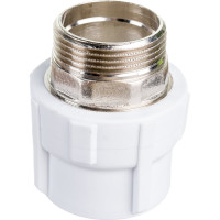 Комбинированная муфта Политэк наружная резьба ПП 40x1 1/4 9000040114