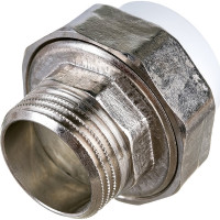 Разъемная муфта с наружной резьбой Политэк ПП 32х1 9800003201