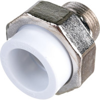 Разъемная муфта с наружной резьбой Политэк ПП 25х3/4 9800002534