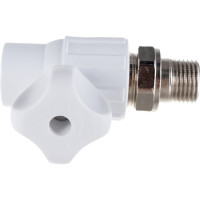 Шаровой кран для радиатора Политэк прямой ПП 20х1/2 9910012012