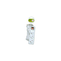 Удлинитель ФАZАFS075-03-150 2,5 кВт ПВС 2х0.75 с выкл. 10А IP20 (3 роз, 1,5 м, выкл) 5017092