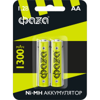 Аккумулятор ФАZА размера AA/HR6 1.2В 1300мАч Ni-MH BL-2 5002944