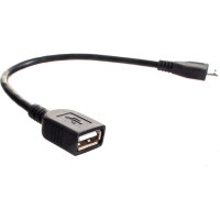 Кабель PERFEO USB2.0 A розетка - Micro USB вилка OTG длина 0.2 м. U4202 30 004 999