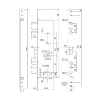 Врезной замок ГАРДИАН 1512-4 кл /б/ц/ 19238